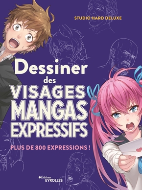 Visages mangas expressifs